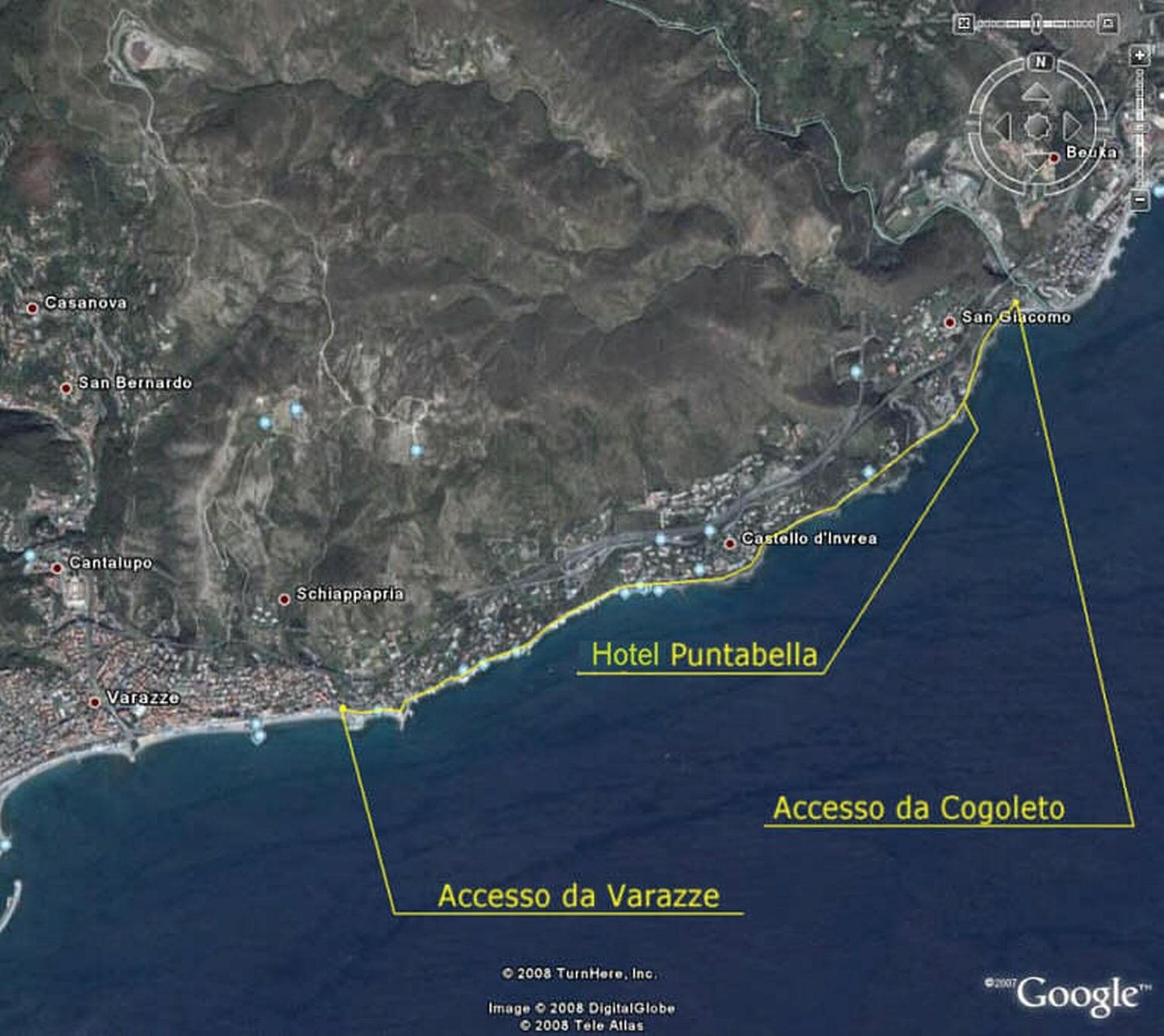 Hotel Puntabella Varazze Kültér fotó